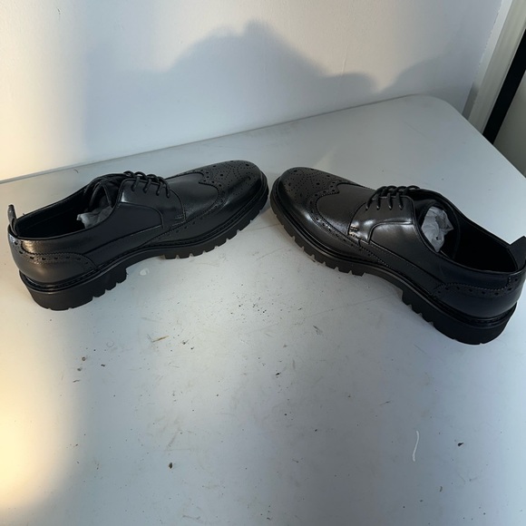 Steve Madden Men’s EMERI Oxford Wingtip Shoes - Size 9.5M (Leather Upper) - Picture 6 of 13